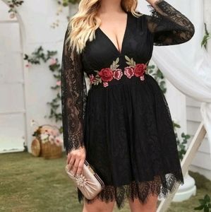 Shein Black Lace Dress 4XL (20)